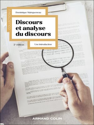cover image of Discours et analyse du discours
